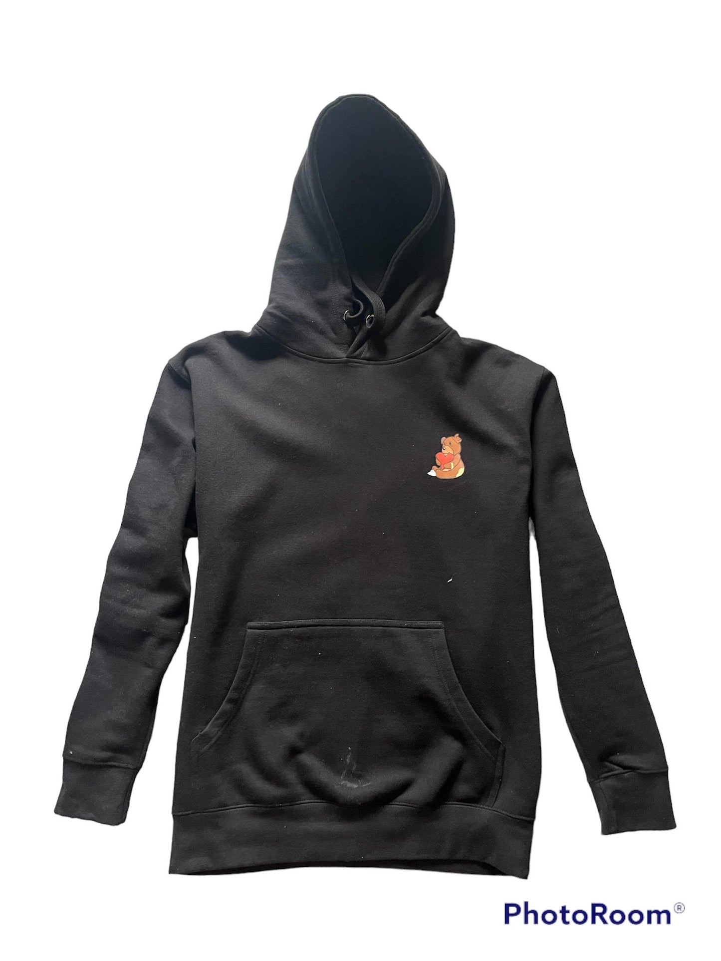 Bear Hugging Heart Hoodie (Small Bear Edition)